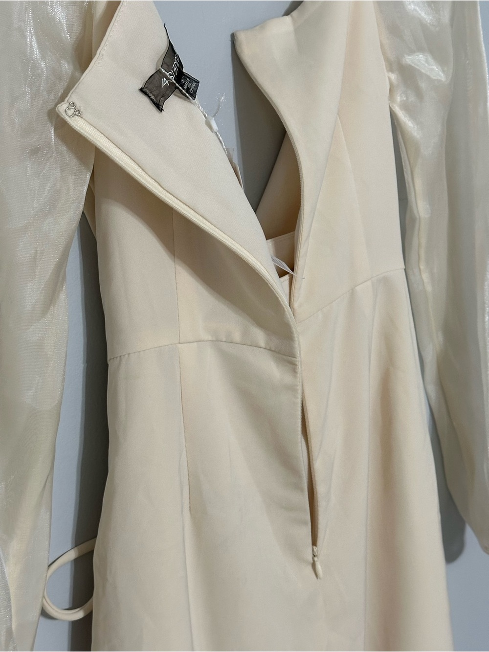 4SI3NNA Sydney Mini Dress in Ivory Size Small - Picture 8 of 8